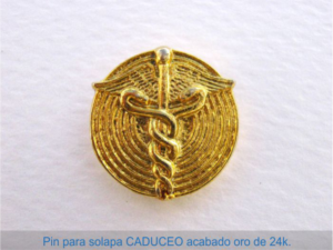 "PIN EMPRESARIAL PERSONALIZADO TRIDIMENSIONAL FUNDIDO."