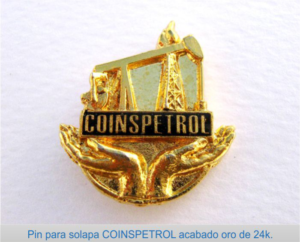 "PIN EMPRESARIAL PERSONALIZADO TRIDIMENSIONAL FUNDIDO."