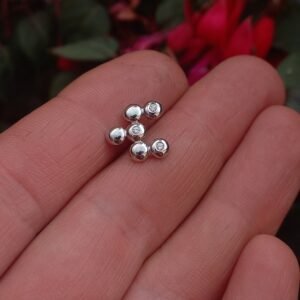 Pin de platino personalizado para reconocimiento empresarial en estuche de lujo